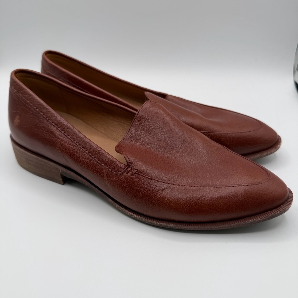 Madewell Brown Leather Slip-On Loafers